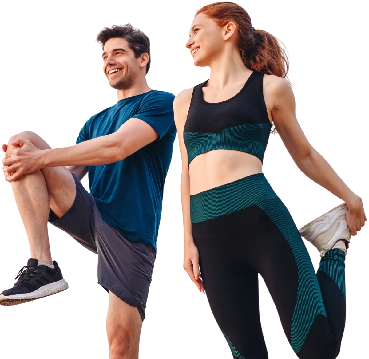 Amantes del fitness y atletas